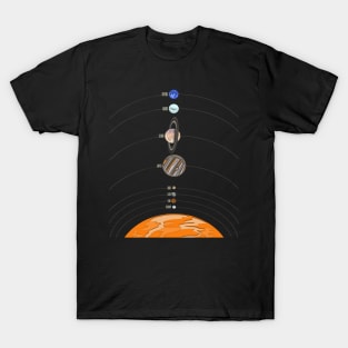 minimalistic solar system T-Shirt